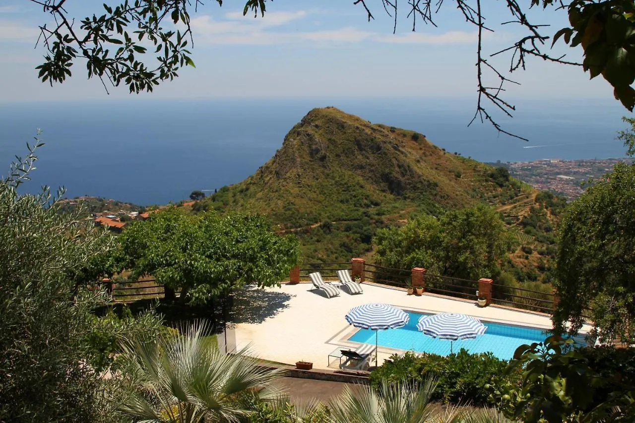 Villa Etna Mare - Pool Villa In Peaceful Location With Breathtaking Views Of The Sea, Mt Etna & Taormina - Casa de Férias